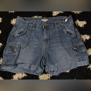 Cato Women's Classic Blue Cargo Shorts